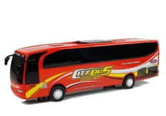 Lean-toys Mestský autobus Model Red 54cm