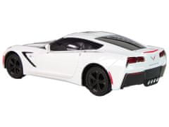 Lean-toys Športové auto Corvette C7 1:24 biele