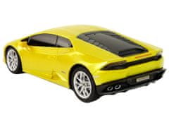 Lean-toys Auto R/C Lamborghini Huracan 1:24 Rastar Yellow