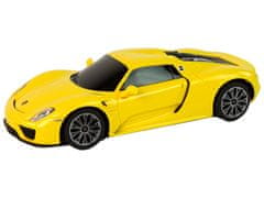 Lean-toys Auto R/C Porsche 918 1:24 Rastar Yellow