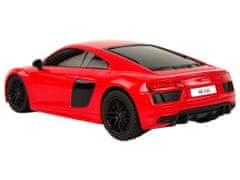 Lean-toys Auto R/C Audi R8 1:24 Rastar Red