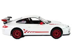 Lean-toys Auto R/C Porsche 911 GT3 RS 1:14 Rastar White