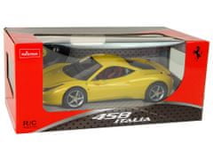 Lean-toys Auto R/C Ferrari Italia Rastar 1:14 žlté