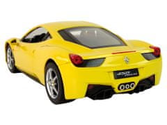 Lean-toys Auto R/C Ferrari Italia Rastar 1:14 žlté