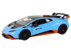 Lean-toys Auto R/C Lamborghini Huracan 1:14 Rastar Blue