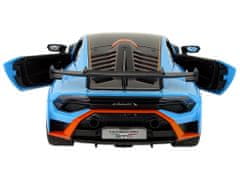 Lean-toys Auto R/C Lamborghini Huracan 1:14 Rastar Blue