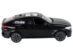 Lean-toys R/C auto Bmw X6 M 1:14 Rastar Black