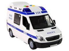 Lean-toys Policajné auto Policajné rádio Auto Frico Drive Zvuky Svetlá