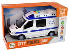 Lean-toys Policajné auto Policajné rádio Auto Frico Drive Zvuky Svetlá