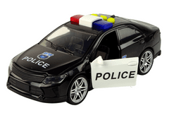 Lean-toys Policajné auto 1:14 Svetlá Zvuky Čierna