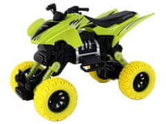 Lean-toys Terénne vozidlo Pushbike Quad XC Gumové kolesá Zelená