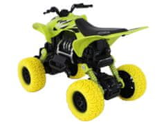 Lean-toys Terénne vozidlo Pushbike Quad XC Gumové kolesá Zelená