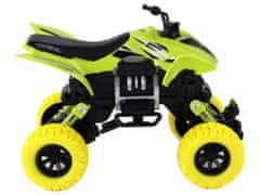 Lean-toys Terénne vozidlo Pushbike Quad XC Gumové kolesá Zelená