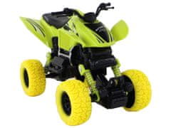 Lean-toys Terénne vozidlo Pushbike Quad XC Gumové kolesá Zelená