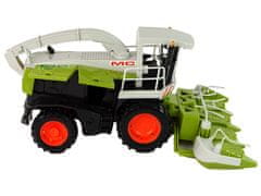 Lean-toys Zelený kombajn s pohyblivými časťami veľký MC 7166