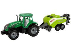 Mamido Zelený Poľnohospodársky Traktor s Rozsievačom a Trecím Pohonom