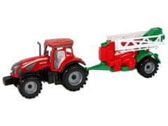 Mamido Červený poľnohospodársky traktor s postrekovačom