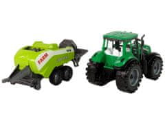 Mamido Zelený Poľnohospodársky Traktor s Rozsievačom a Trecím Pohonom