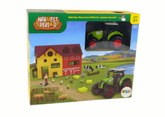 Lean-toys Farmárska súprava Farmársky traktor 62 El.