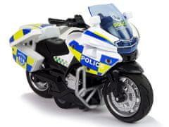 Lean-toys Policajný motocykel 1:14 Pull-Back Drive Sound Lights