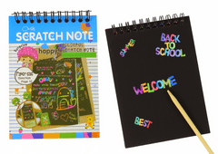 shumee Scratch Game Notebook pre deti modrý