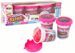 Lean-toys DIY Glitter Unicorns Slime Soft 3 farby