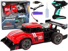 Lean-toys Diaľkovo ovládané športové auto R/C 1:16 Red Steam