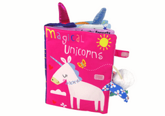 shumee Farebná mäkká kniha Unicorn