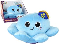 Lean-toys Maskot Chobotnica Svetlá Zvuky Modrá