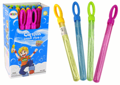 Lean-toys Mydlové bubliny pre deti 4 farby 37 cm