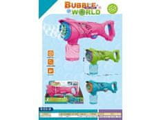 Lean-toys Mydlová pištoľ Bubble Liquid Blue