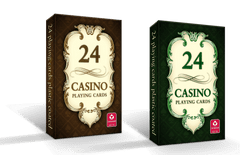 Lean-toys Karty pre kasíno 24 kariet