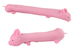 Lean-toys Flexibilná ružová hračka Squishy Pig Sensory Toy