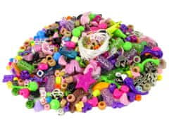 Lean-toys Sada farebných korálok DIY šperky