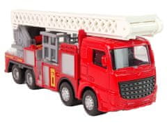 Lean-toys Požiarny kamión Ladder Drive Bin 1:55