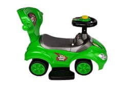 Lean-toys Mega Car 3v1 Push Ride Green