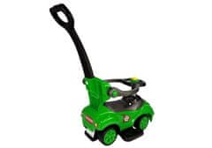 Lean-toys Mega Car 3v1 Push Ride Green