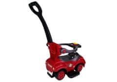 Lean-toys Mega Car 3v1 Push Ride Red