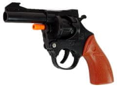 Lean-toys Pištoľ s uzáverom Revolver Black