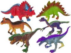 Lean-toys Figúrky Dinosaury Farebné 6 kusov