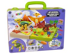 Lean-toys DIY Dinosaurs Board Set Skrutkovač