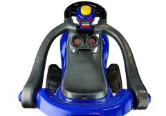 Lean-toys Mega Car 3v1 Push Ride Blue