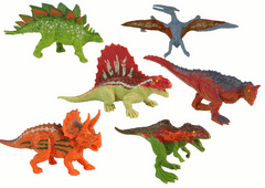 Lean-toys Sada figúrok Dinosaury 6 ks Farebné