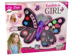 Lean-toys Make-up set Fialové očné tiene Butterfly