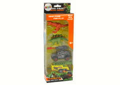 Lean-toys Dinosaury Set auto raketa príves