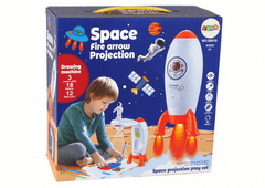 Lean-toys Projektor Projektor s 18 snímkami Vesmírna raketa