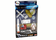 Lean-toys Sada figúrok Space Truck Rocket 8 El.