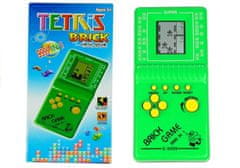 Lean-toys Elektronická vrecková hra Tetris Green