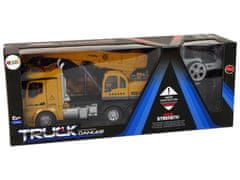 Lean-toys Diaľkovo ovládaný žeriav Truck Pilot 2.4G Sound Lights
