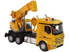 Lean-toys Diaľkovo ovládaný žeriav Truck Pilot 2.4G Sound Lights